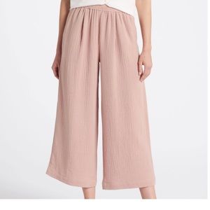 Madewell crop wide leg pants